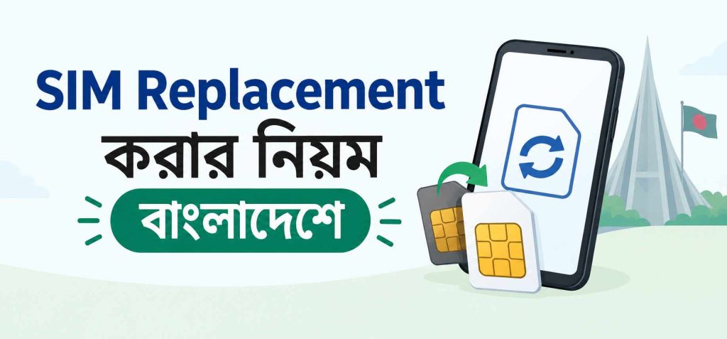 সিম রিপ্লেসমেন্ট করার নিয়ম