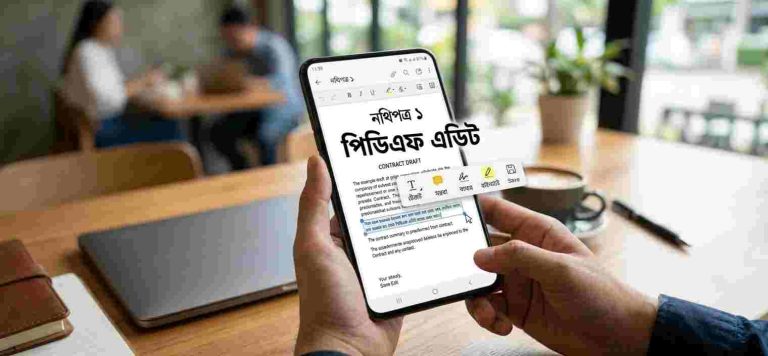 মোবাইলে সম্পূর্ণ ফ্রিতে PDF ফাইল এডিট করার সেরা কিছু অ্যাপস